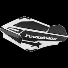 Load image into Gallery viewer, POWERMADD/COBRA SENTINEL H/G WHT/BLK 34428 - Motomike Canada