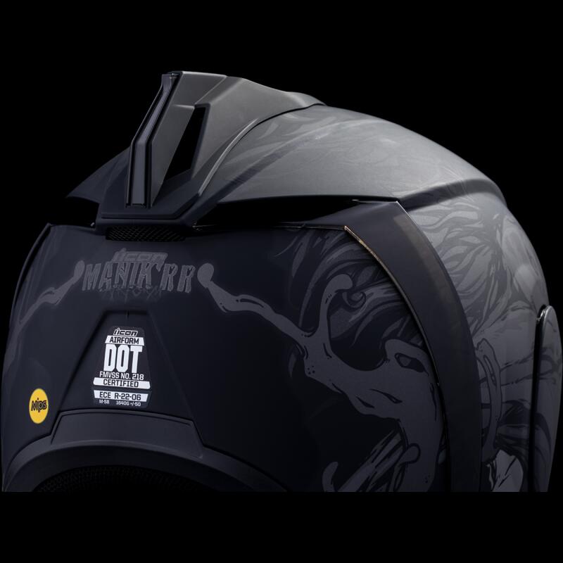 ICON HELMET AIRFORM MIPS MANIK'RR DARK BK MD 0101-17005