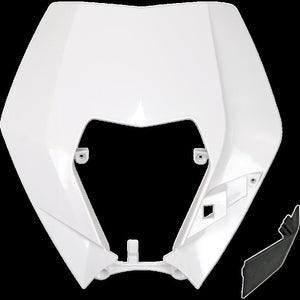 UFO HEADLIGHT PLASTIC KTM WHT KT04090047
