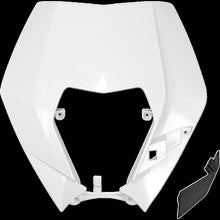 Load image into Gallery viewer, UFO HEADLIGHT PLASTIC KTM WHT KT04090047