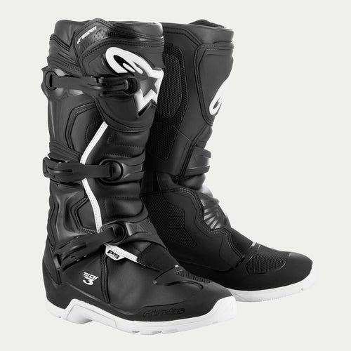 Alpinestars 2013324-12-10: Tech 3 Enduro Wtrprf Boots Black/White Sz 10