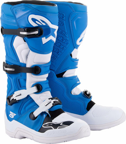 Alpinestars 2015015-72-9: Tech 5 Boots Blue/White Sz 9