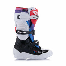 Load image into Gallery viewer, ALPINESTARS BOOT TECH7S W/B/RAINBOW 5 2015017-289-5