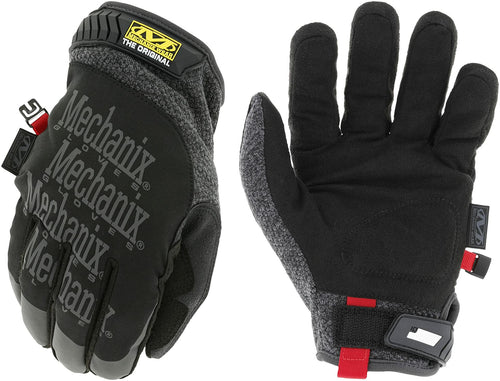 Mechanix Wear: ColdWork Original Winter Work Gloves with Secure Fit, Equipped with 40g 3M Thinsulate, Wind + Water Resistant, Touch Capable Winter Gloves, for Mild Cold Weather (Black/Gray, XX-Large)