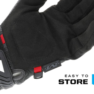 Mechanix Wear: ColdWork Original Winter Work Gloves with Secure Fit, Equipped with 40g 3M Thinsulate, Wind + Water Resistant, Touch Capable Winter Gloves, for Mild Cold Weather (Black/Gray, XX-Large)