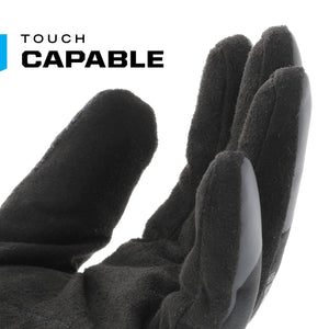Mechanix Wear: ColdWork Original Winter Work Gloves with Secure Fit, Equipped with 40g 3M Thinsulate, Wind + Water Resistant, Touch Capable Winter Gloves, for Mild Cold Weather (Black/Gray, XX-Large)