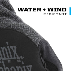 Mechanix Wear: ColdWork Original Winter Work Gloves with Secure Fit, Equipped with 40g 3M Thinsulate, Wind + Water Resistant, Touch Capable Winter Gloves, for Mild Cold Weather (Black/Gray, XX-Large)