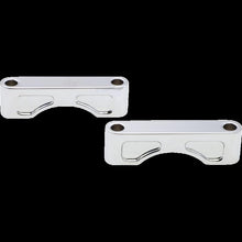 Load image into Gallery viewer, KLOCK WERKS 83-13 FLHT 21 CHR FRT FENDER BLOCKS KWFS-01-0102-C