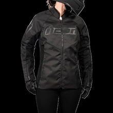 Load image into Gallery viewer, ICON JKT WM HOOLIGAN CE BK 2X 2822-1481