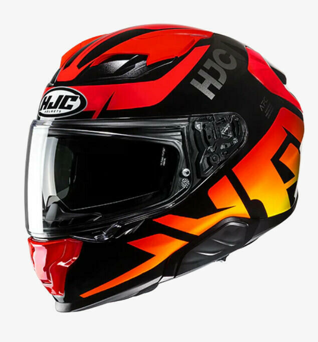 HJC F71 BARD BK/RD 2X 0000407245