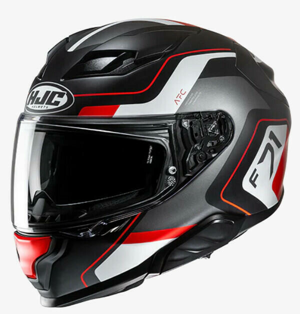 HJC F71 ARCAN SF BK/RD LG 0000407225