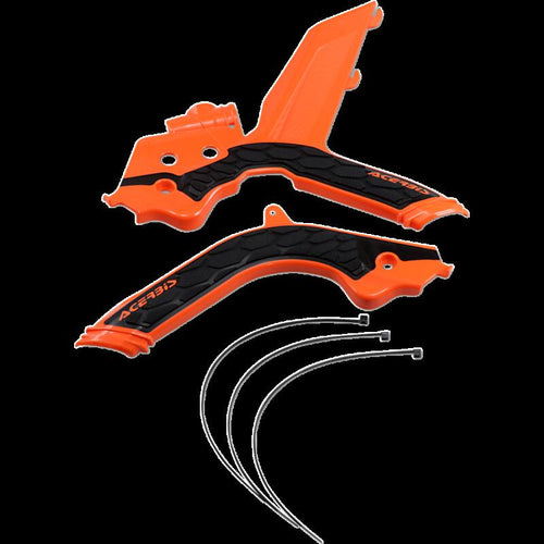 Acerbis - 19-22 KTM SX125-250/SX-F/XC-F250-450/XC250/300/XC250-300tpi Frame Guard X Grip - Org/Blk (2733445225)