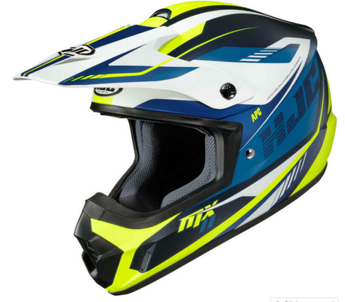 HJC CS-MX II Drift MX Offroad Helmet Hi-Vis/Gray SM