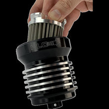 Load image into Gallery viewer, PC RACING FLO FILTER SPIN ON ANODIZED BLK PCS4B