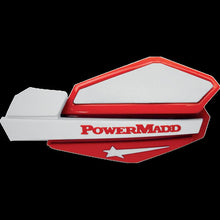Load image into Gallery viewer, POWERMADD/COBRA HANDGUARDS RED/WHITE 34222 - Motomike Canada