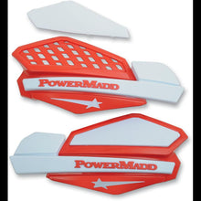 Load image into Gallery viewer, POWERMADD/COBRA HANDGUARDS RED/WHITE 34222 - Motomike Canada