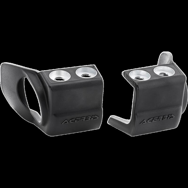 Acerbis - 21+ Fantic/ 02+ Yam 125-450 YZ/FX/X/YZF / WR250F/450F Fork Shoe Protectors - Black (2709700001)