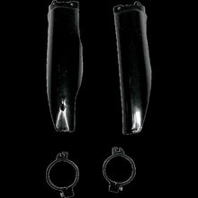 Load image into Gallery viewer, UFO KX125/250 04 FORK SLIDER PROTECTORS BLCK KA03752-001