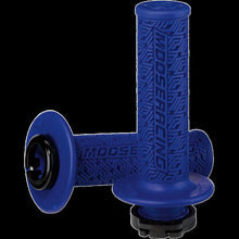 Load image into Gallery viewer, MOOSE RACING GRIP LOCK ON MOOSE 2+4 BLU/BLK B36MRU-B