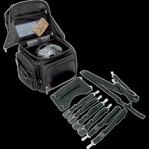 SADDLEMEN BR3400 BACKREST SEAT SISSY BAR BAG 3515-0107