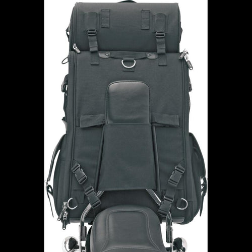 SADDLEMEN BR3400 BACKREST SEAT SISSY BAR BAG 3515-0107