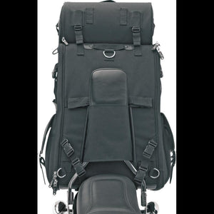 SADDLEMEN BR3400 BACKREST SEAT SISSY BAR BAG 3515-0107