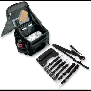 SADDLEMEN BR1800 BACKREST SEAT SISSY BAR BAG 3515-0113