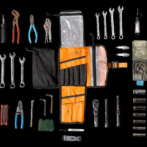 BILTWELL TOOL ROLL EXFIL-0 2.0 BLK 3017-01