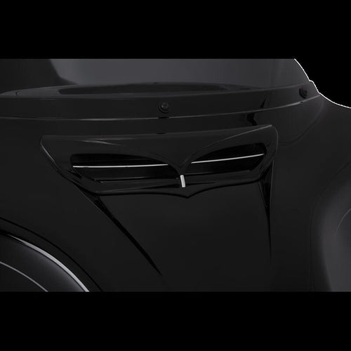 CIRO LLC 14-19 FLHT FAIRING INTAKE TRIM BLK UNLIGHTED 40013