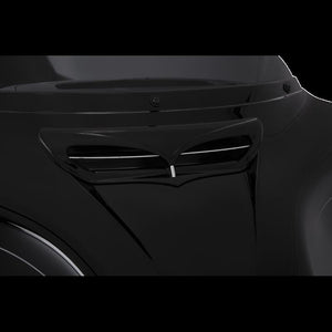 CIRO LLC 14-19 FLHT FAIRING INTAKE TRIM BLK UNLIGHTED 40013