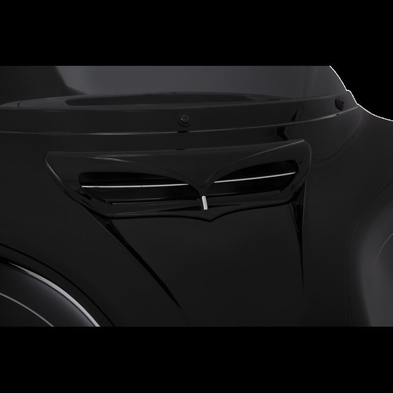 CIRO LLC 14-19 FLHT FAIRING INTAKE TRIM BLK UNLIGHTED 40013