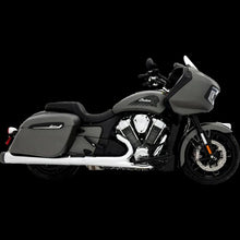 Load image into Gallery viewer, RINEHART RACING MUFFLERS 4.5&quot; INDIAN CHR/BLK TRAD 500-0510