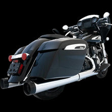 Load image into Gallery viewer, RINEHART RACING MUFFLERS 4.5&quot; INDIAN CHR/BLK TRAD 500-0510