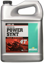 Load image into Gallery viewer, MOTOREX POWER SYNT 4T 10W50- 4 LITER 305664
