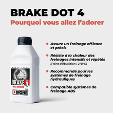 Load image into Gallery viewer, IPONE BRAKE DOT 4/3 500ML 800312
