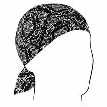 Load image into Gallery viewer, ZAN HEADGEAR FLYDANNA PAISLEY BLACK Z101