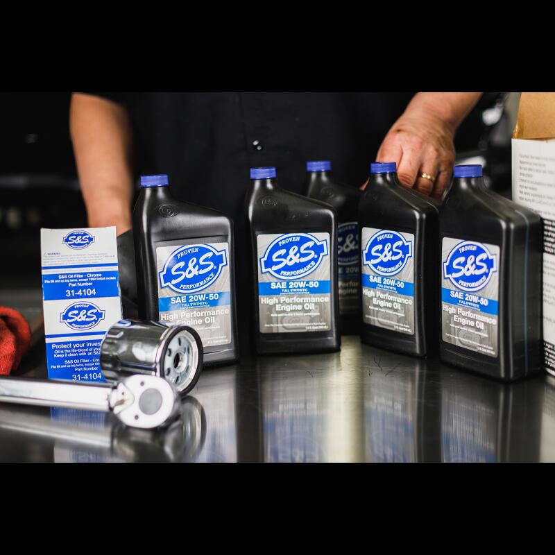 S&S CYCLE S&S OIL CHANGE KIT M8 3601-0492