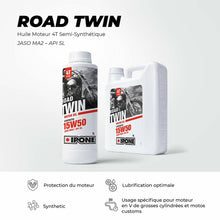 Load image into Gallery viewer, IPONE ROAD TWIN 15W50 1L 800049