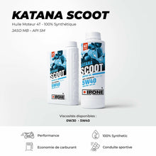 Load image into Gallery viewer, IPONE KATANA SCOOT 5W40 1L 800381