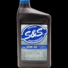 Load image into Gallery viewer, S&amp;S CYCLE S&amp;S OIL 20W50 SYN 1 QT 153755