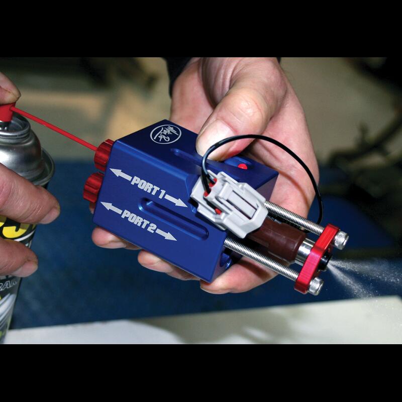 MOTION PRO FUEL INJECTOR CLEANER KIT / FITS EV1 H-D ENGINES TOOL 08-0594