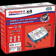 Load image into Gallery viewer, TECMATE OPTIMATE 2 DUO X4 BANK TM-575