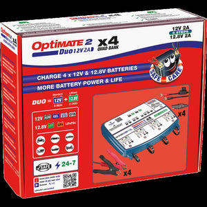 TECMATE OPTIMATE 2 DUO X4 BANK TM-575