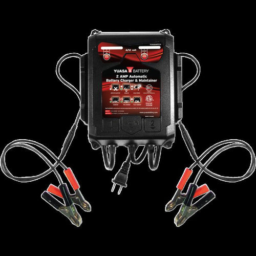 YUASA BATTERY CHARGER 2A 6/12V YUA2AMPCH