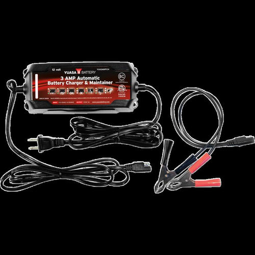 YUASA BATTERY CHARGER 3A 12V YUA3AMPCH