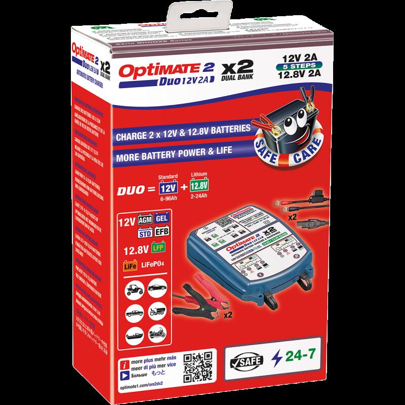 TECMATE OPTIMATE 2 DUO X2 BANK TM-571