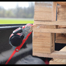 Load image into Gallery viewer, ERICKSON 1x16 1500lb Self Lock Retractable Ratchet Strap w lock hook 01435