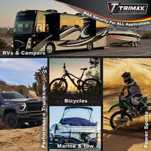 Load image into Gallery viewer, TRIMAX ROAD-MAX DELUXE HITCH MOUNT 4 BIKE CARRIER RMRB4X
