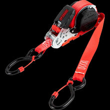 Load image into Gallery viewer, ERICKSON 1x16 1500lb Self Lock Retractable Ratchet Strap w lock hook 01435