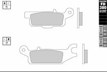 Load image into Gallery viewer, GALFER BRAKE PAD (PR)FD380G1397 FD380G1397